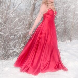 Red Ballgown Prom Dress